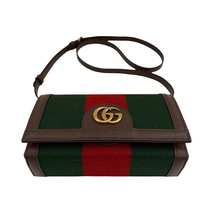 Gucci - Double G Red & Green Web Mini Bag