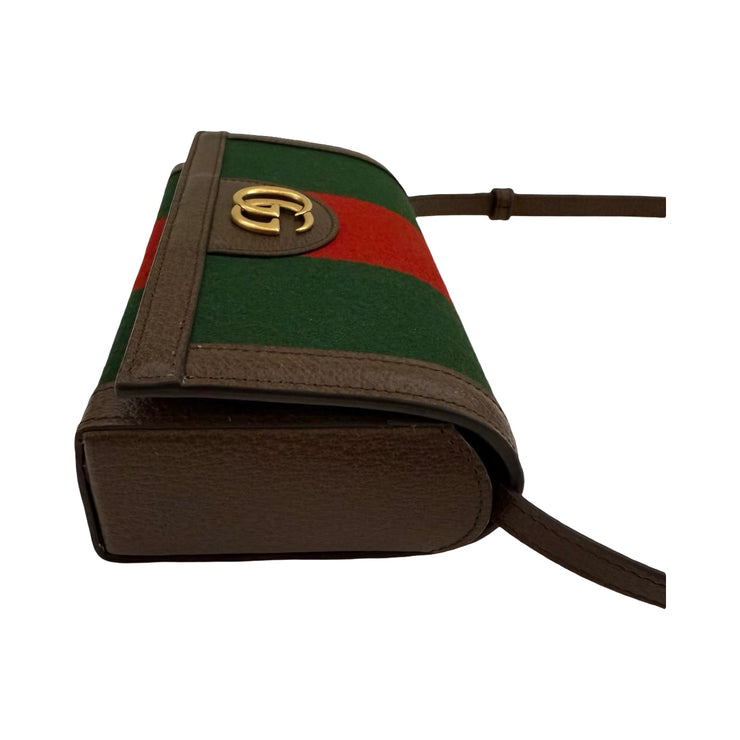Gucci - Double G Red & Green Web Mini Bag