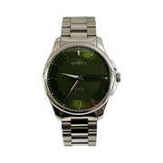 Gucci - G Timeless Green Dial 40mm Stainless Quartz Watch 126.3