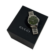 Gucci - G Timeless Green Dial 40mm Stainless Quartz Watch 126.3