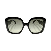 Gucci - GG Marmont Black Oversized Web Stripe Sunglasses