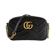 Gucci - GG Marmont Small Camera Bag Black Matelasse