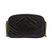 Gucci - GG Marmont Small Camera Bag Black Matelasse