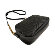 Gucci - GG Marmont Small Camera Bag Black Matelasse