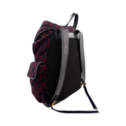 Gucci - GG Navy & Red XL Wool Backpack
