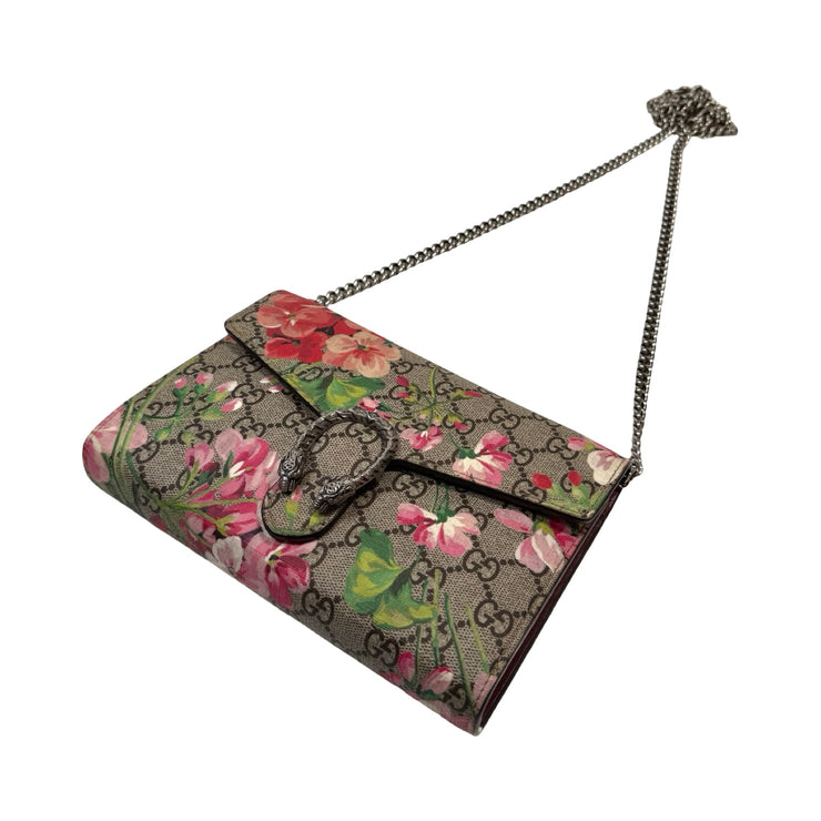 Gucci - GG Supreme Blooms Dionysus Chain Wallet