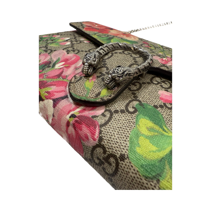 Gucci - GG Supreme Blooms Dionysus Chain Wallet
