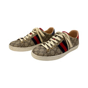 Gucci - GG Supreme Blue Web Ace Sneakers 38.5