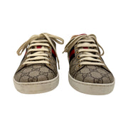 Gucci - GG Supreme Blue Web Ace Sneakers 38.5
