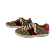 Gucci - GG Supreme Blue Web Ace Sneakers 38.5