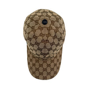 Gucci - GG Supreme Web Stripe Adjustable Baseball Hat XS