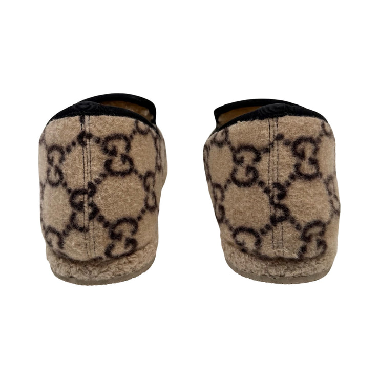 Gucci - GG Wool Fria Horsebit Loafers Unisex