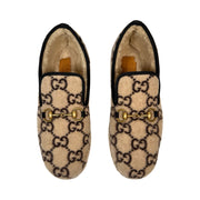 Gucci - GG Wool Fria Horsebit Loafers Unisex