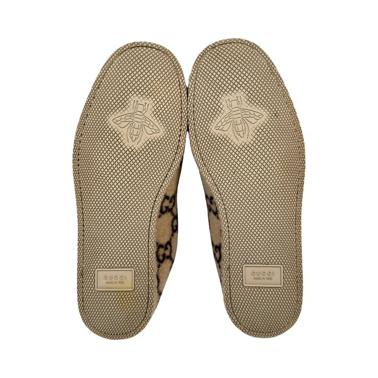 Gucci - GG Wool Fria Horsebit Loafers Unisex
