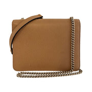 Gucci - Interlocking G Beige Leather Dollar Crossbody