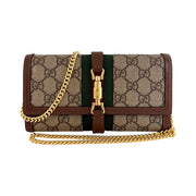 Gucci - Jackie 1961 GG Supreme Continental Wallet On Chain