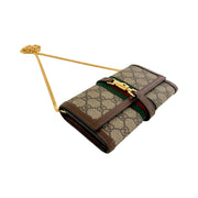 Gucci - Jackie 1961 GG Supreme Continental Wallet On Chain