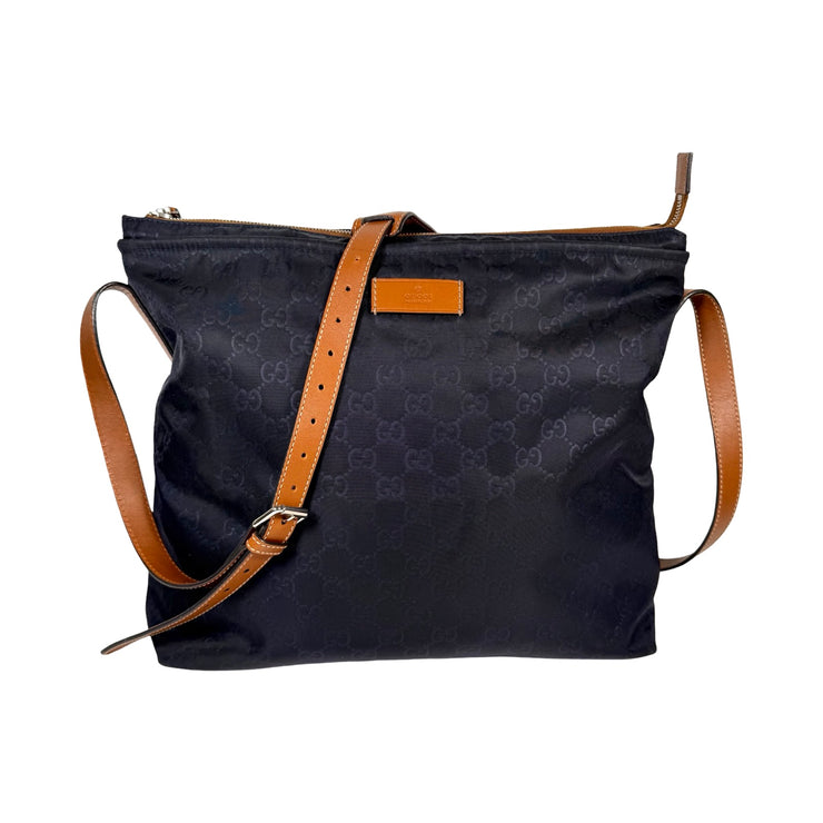 Gucci - Navy GG Supreme Nylon Messenger