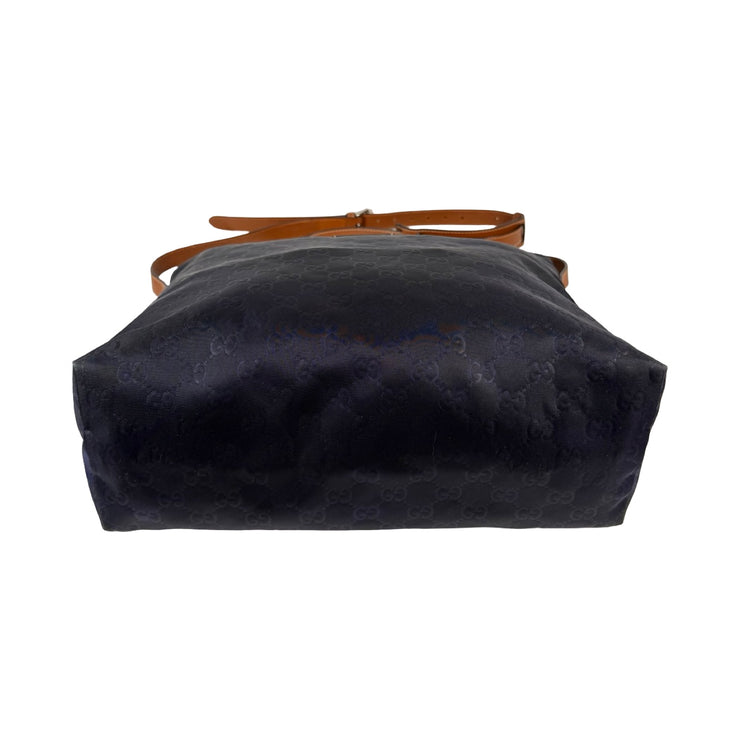 Gucci - Navy GG Supreme Nylon Messenger