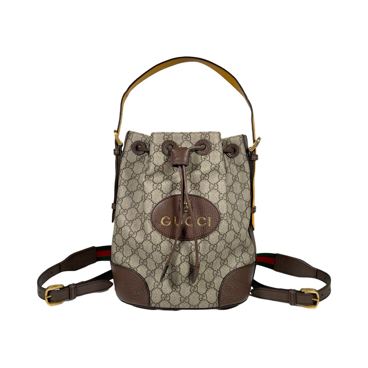 Gucci - Neo Vintage Drawstring Bucket Backpack Handbag