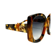 Gucci - Oversized Orange & Black Tortoise Sunglasses