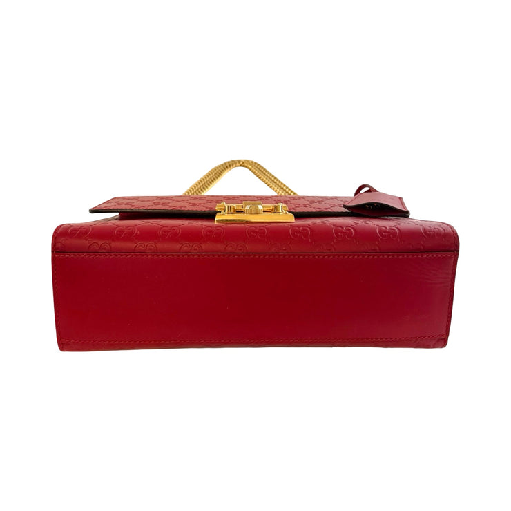 Gucci - Padlock Medium GG Red Guccissima Shoulder Bag