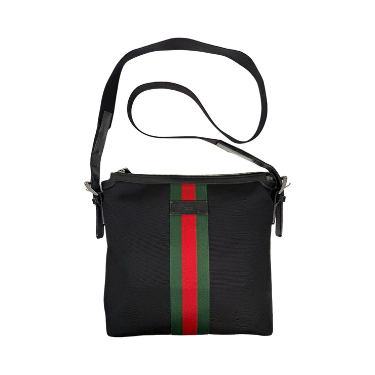Gucci - Sherry Line Black Nylon Messenger