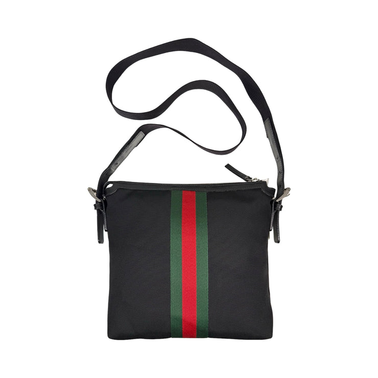 Gucci - Sherry Line Black Nylon Messenger