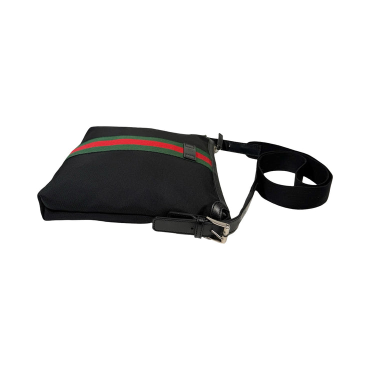 Gucci - Sherry Line Black Nylon Messenger
