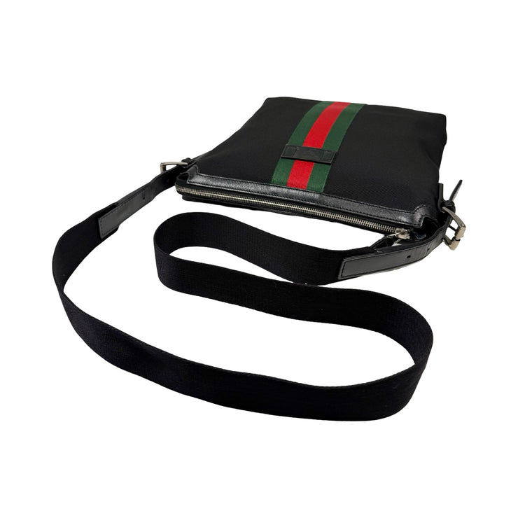 Gucci - Sherry Line Black Nylon Messenger