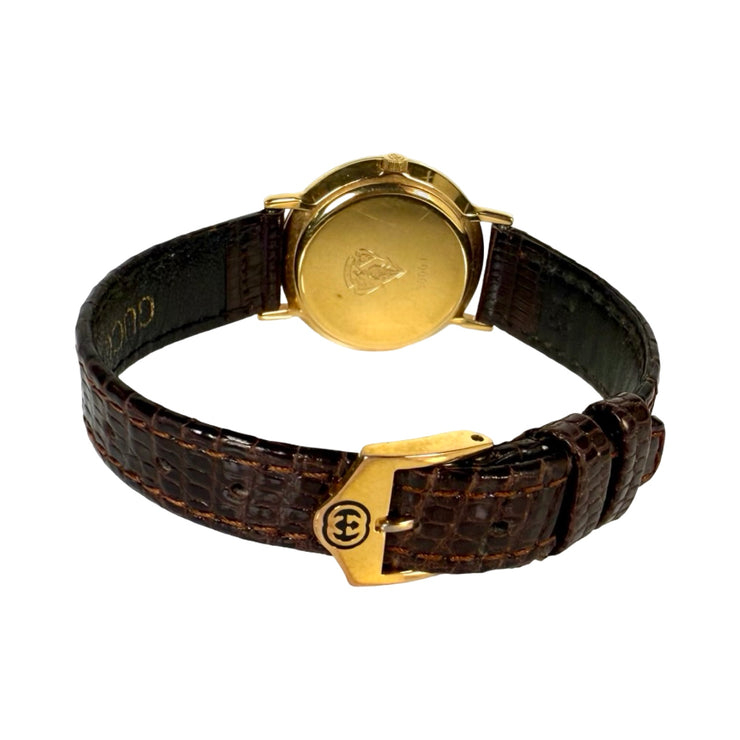 Gucci - Sherry Line Dial 3000L Quartz Watch Brown Leather
