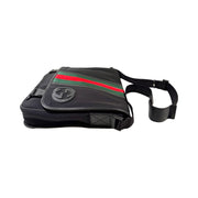 Gucci - Web Stripe Techno Messenger Black Interlocking G
