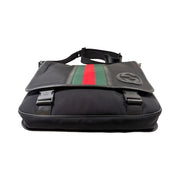 Gucci - Web Stripe Techno Messenger Black Interlocking G