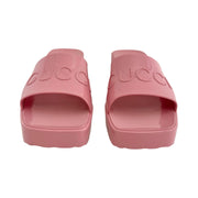 Gucci - Wild Rose Rubber Sandals 36
