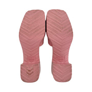 Gucci - Wild Rose Rubber Sandals 36
