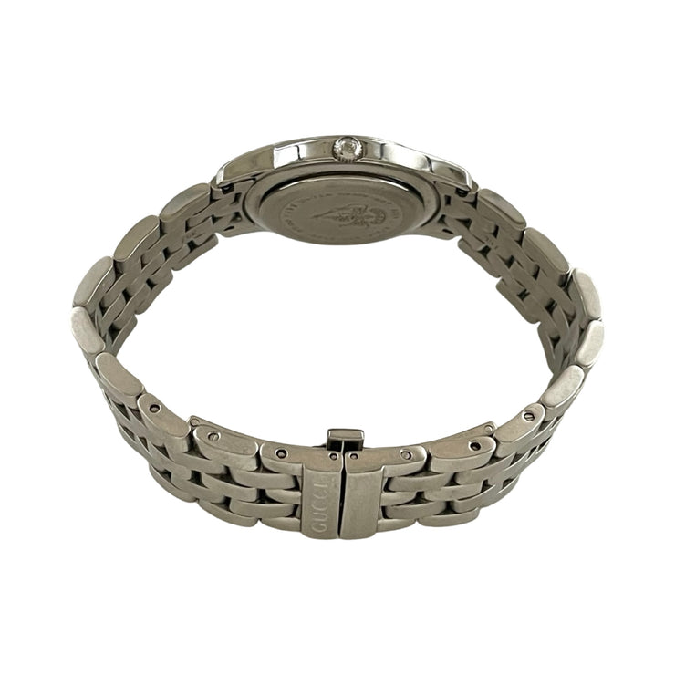 Gucci - Womens White Roman Dial 5500L Quartz SS Watch