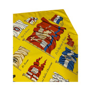 Hermes - Vintage Yellow Carre 90 Pavois Ship Flag Silk Scarf