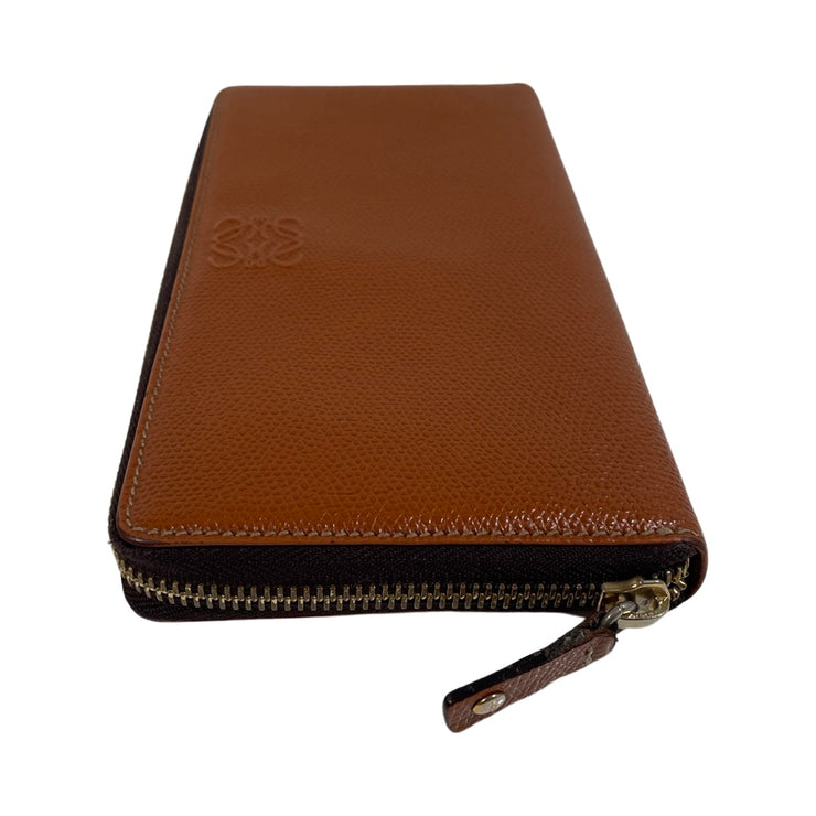 Loewe - Caramel Leather Anagram Long Zip Wallet