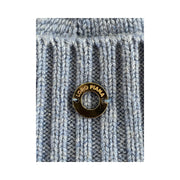 Loro Piana - Baby Blue Cable Knit Pom Pom Cashmere Beanie