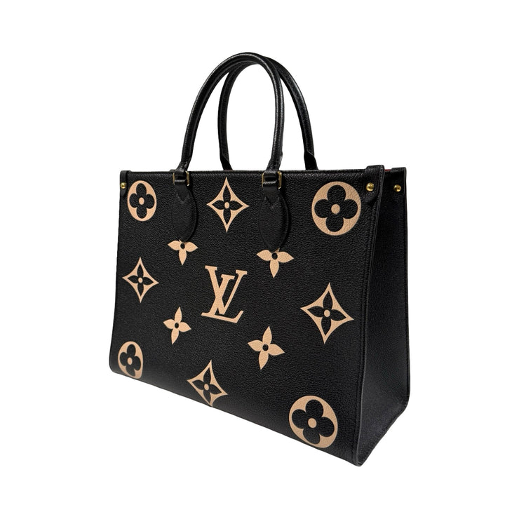 Louis Vuitton - Bicolor Giant Monogram Empreinte OnTheGo MM
