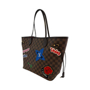Louis Vuitton - Damier Ebene Limited Edition Patches Neverfull MM