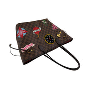 Louis Vuitton - Damier Ebene Limited Edition Patches Neverfull MM
