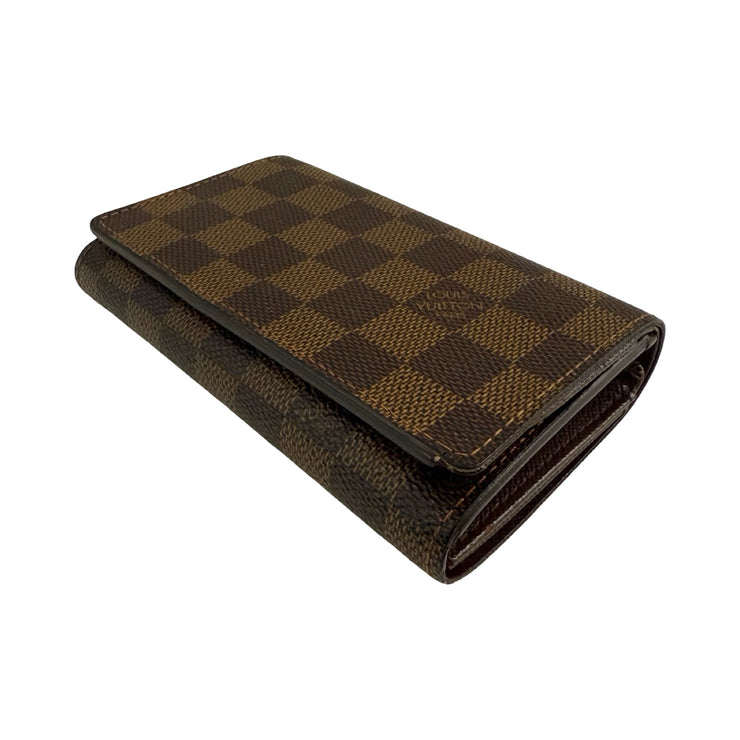 Louis Vuitton - Damier Ebene Porte Monnaie Billets Tresor Wallet