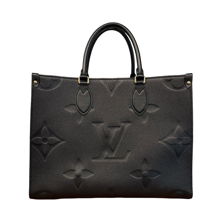 Louis Vuitton - LV Black Giant Monogram Empreinte Onthego MM