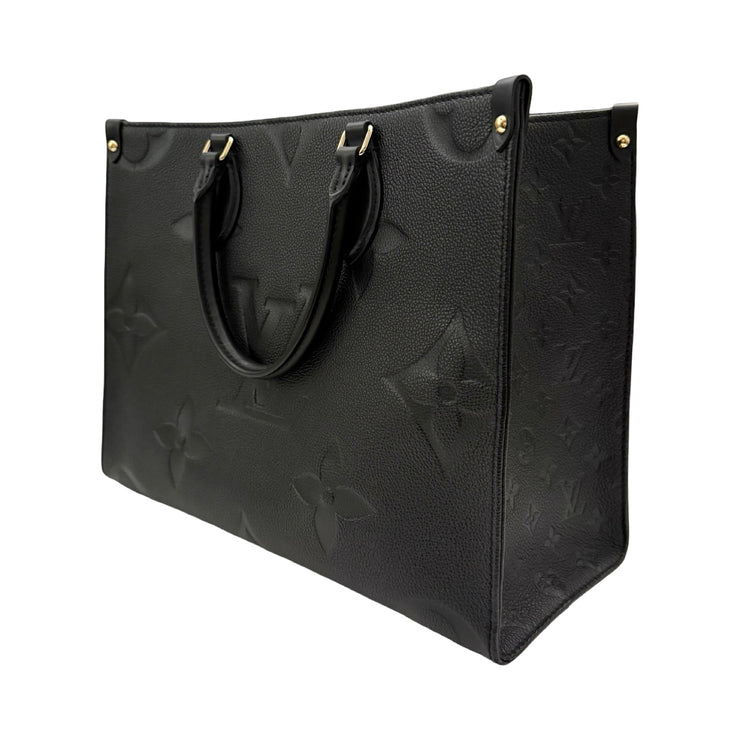 Louis Vuitton - LV Black Giant Monogram Empreinte Onthego MM