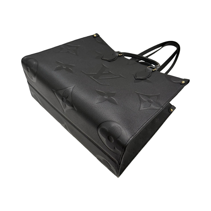 Louis Vuitton - LV Black Giant Monogram Empreinte Onthego MM