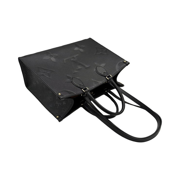 Louis Vuitton - LV Black Giant Monogram Empreinte Onthego MM