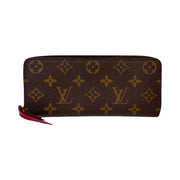Louis Vuitton - LV Monogram Clemence Wallet Dark Fuchsia Interior