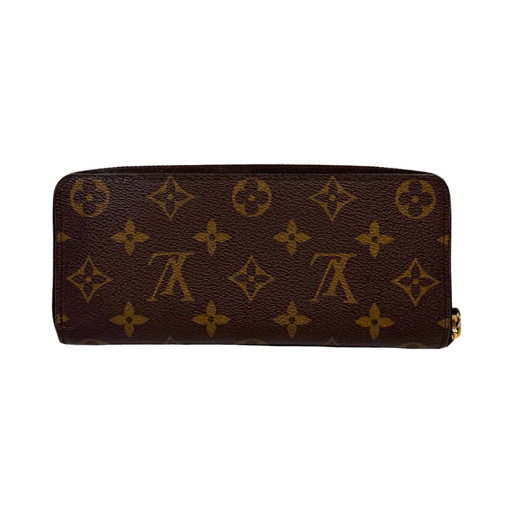 Louis Vuitton - LV Monogram Clemence Wallet Dark Fuchsia Interior