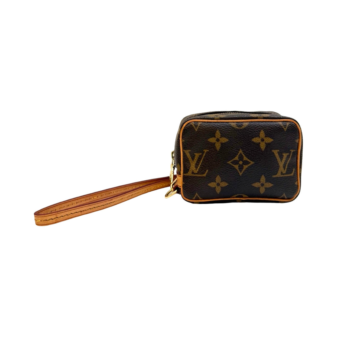 Louis Vuitton LV Monogram Wapiti Mini Pouch Wristlet | FOMO
